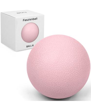 B013 Fascia ball massage ball set - high -quality fascia balls for effective self -massage relaxation & pain relief - massage ball for trigger point therapy sport yoga & fitness (pink)