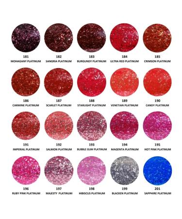 DND DC PLATINUM Gel Polish Lavender Platinum 206 - Glittery Premium Nail Polish - Buy Online on GoSupps.com