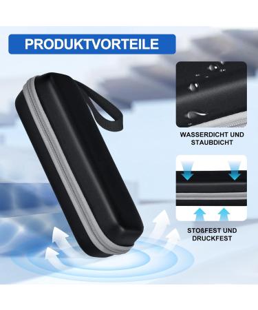 Buy Tunyinsh Electric Toothbrush Travel Case for Oral-B & Philips Sonicare | Portable Hard Shell Black Case for Electric Toothbrushes & Accessories - Buy Online on GoSupps.com