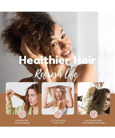 JEFFSUN Microfiber Hair Drying Towel Wrap - Super Absorbent Hooded Turban for Women | 2 Colors Extra Thick for Long Curly Wet Hair - Buy Online on GoSupps.com