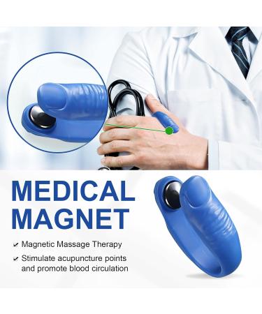 Magnetic Lymphatic Drainage Migraine Relief Acupressure Kit (2-Pack) - Blue - Buy Online on GoSupps.com