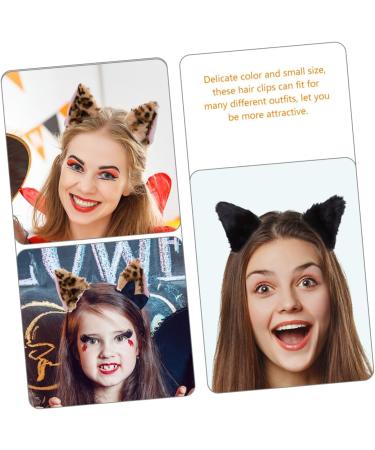 DEARMAMY 4 Pairs Fox Ear Hair Clip Animals Hair Clips Cat Ear Barrettes for Women Animals Hairpin Women Hair Barrettes Alligator Hair Clips Plush Animals Hair Pin Hairpin for Flannel - Buy Online on GoSupps.com