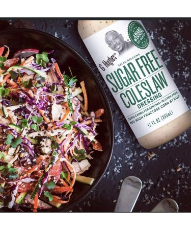 G Hughes Sugar Free Coleslaw Bundle - 3 Bottles of 12 fl oz + Lettuce Knife - Buy Online on GoSupps.com