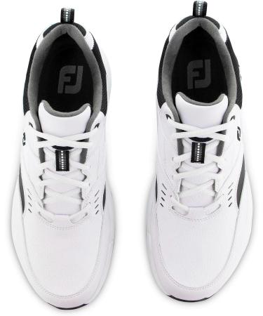 FootJoy Men's Sneaker Golf Shoes White/Black 10 - Previous Season Style - Buy Online on GoSupps.com