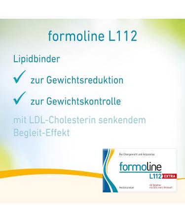Formoline L112 Extra | Strong Calorie Magnet for Weight Loss | Unique Active Ballast | German Quality | Natural Origin | 192 Pieces Pack - Buy Online on GoSupps.com