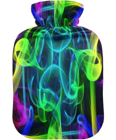 Fantasy Smoke 1L Hot Water Bottle | Soft Plush Cover | Ideal Winter Hand & Feet Warmer for All Ages - Buy Online on GoSupps.com