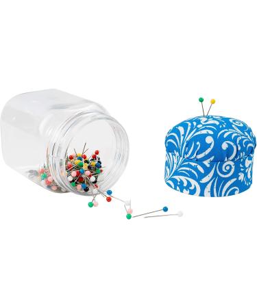 SINGER 1-Inch Ball Head Jar with Pin Cushion Lid - Multicolor - Buy Online on GoSupps.com