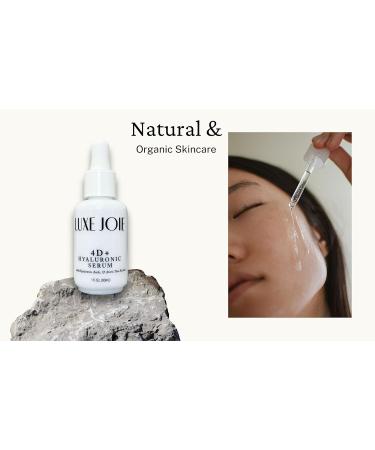 4D+ Hyaluronic Acid Serum - Premium Moisture-Boosting Facial Serum for All Skin Types | Clear & Unscented | 1 fl oz | International Shipping Available - Buy Online on GoSupps.com