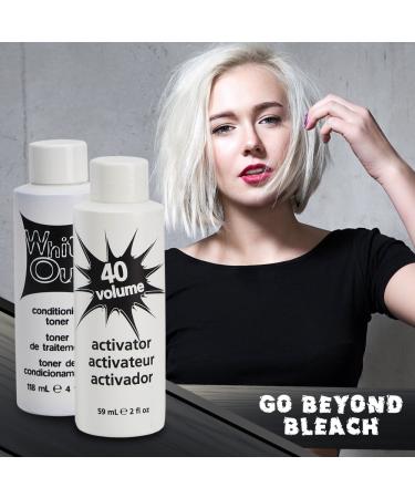 RAW Beyond Bleach White-Out Kit: Conditioning Toner with 40 Volume Activator - Buy Online on GoSupps.com