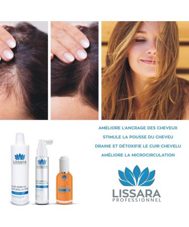 LISSARA - Anti Hair Loss Treatment with Natural Active Ingredients Stimulates Hair Growth Shampoo 200 ml Lotion 100 ml Serum 50 ml Sulphate-free and Paraben-free - MADE IN FRANCE - Buy Online on GoSupps.com