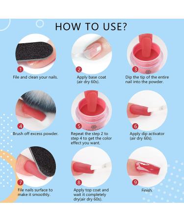 Saviland 29pcs Nail Dip Powder Kit | 20 Colors Set with Liquid, Base, Top Coat & Activator | Ideal for Nail Beginners & Professionals | D-Fantastic Night Gift for Ladies - Buy Online on GoSupps.com