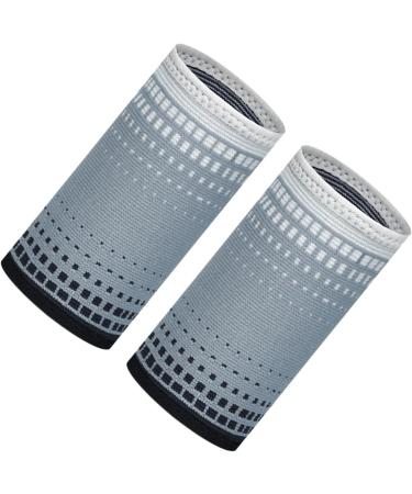  Rukjmqi Wrist Sweatbands for Men Sweat Wristbands Elastic Sports Competition Wristbands Sweatproof Compression Nonslip Wristband Sweatband for Baseball Cooling Gray - Buy Online on GoSupps.com