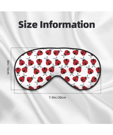 Adjustable Ladybird Sleep Mask - Double-Sided Soft Eye Covers for Perfect Shading & Reduced Eye Edema | International Shipping Available - Buy Online on GoSupps.com