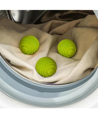Dryer Balls Laundry Machine Ball Soft Washing Balls Anti-Winding - Softener Ball TPR Reusable Laundry Balls Quick Drying Cleaning Soft Washing Balls Hondony Green - Buy Online on GoSupps.com
