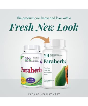 MICHAEL'S Paraherbs - 120 Vegan Capsules for Intestinal Health - Garlic, Black Walnut & Clove - Vegetarian, Gluten Free, Kosher - 120 Servings - Buy Online on GoSupps.com