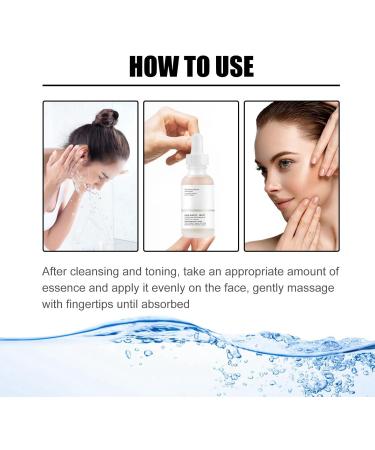 Lactic Acid 5% + Ha 2% Lactic Acid 5% Serum Hyaluronic Acid Serum for Face Lactic Acid Pore Minimizer Serum Face Serum for Women Hydrating Serum Skin Lightening Cream for All Skin Types - Buy Online on GoSupps.com