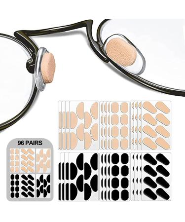 Dadop 96 Pairs of Glasses Nose Pads, Soft Foam Self-Adhesive Eyeglass Nose Pads, Sponge Anti-Slip