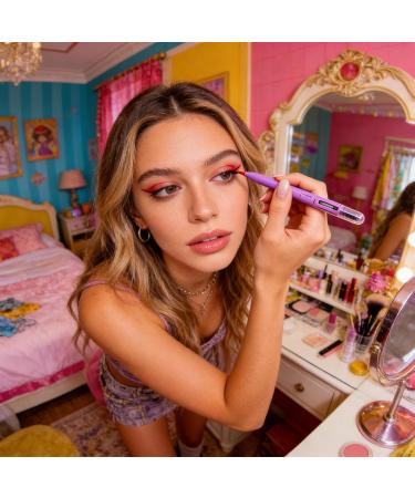 4 in 1 Makeup Pen Double-Ended Cosmetics 6.93 Inches Body with Ink Slim Casing with Grip Portable Lip Liner for Women Professional Beauty Stick for Ladies Multi Use Cosmetic Applicators 01 - Buy Online on GoSupps.com