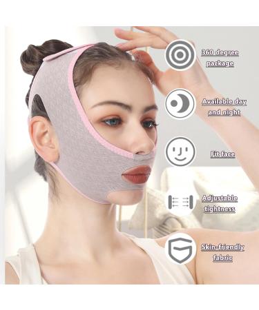 Ohyer Doppelkinn Face Lifting Belt - 2 Pack V-Line Mask for Double Chin Reduction | Reusable Sleeping Beauty Neck Mask for Men & Women - Buy Online on GoSupps.com