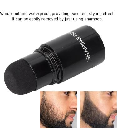 Dark Brown Beard Makeup Powder - Windproof & Sweatproof for Hair Loss Shadow & Thinning Grey Hairline - Root Touch Up Formula - Instant Concealment for Men - Buy Online on GoSupps.com