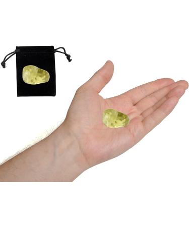 Citrine Healing Crystal Stones 1.25-2.0 Large - Natural Tumbled Gemstones for Reiki, Energy Healing, Meditation & Witchcraft - Buy Online on GoSupps.com