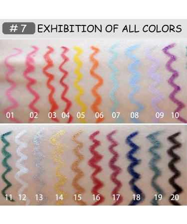 Cyan Coloured Eyeliner - Long-Lasting Waterproof Matte Liquid & Pencil Eye Liner - Buy Online on GoSupps.com