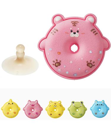 Uhngw Children's Bath Sponge Children's Bath Shower Scrubber Ball Body Scrub Shower Ball for Hotel Bathroom Home Dormitory and Travel Pink - Buy Online on GoSupps.com