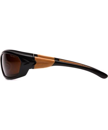 Carhartt Carbondale Safety Sunglasses - Sandstone Bronze Lens - Black/Tan - Buy Online on GoSupps.com