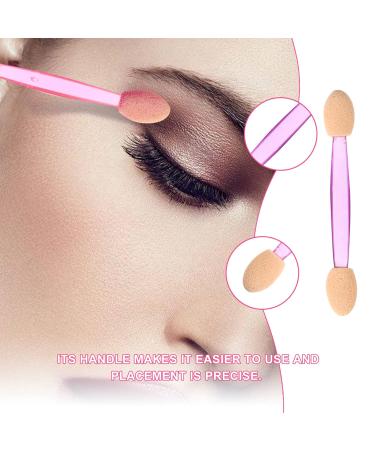 100pcs Double Ended Eyeshadow Brushes - Dual-Sided Makeup Applicators for Flawless Eye Shadow Application - Buy Online on GoSupps.com