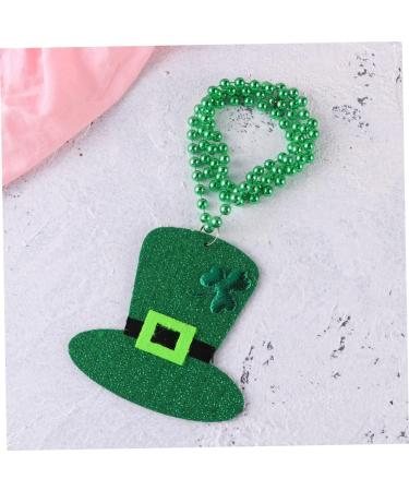 ABOOFAN Necklace Bead Pendant Shamrock Jewelry Green Beads Jewlery Beads Bead Chain - Buy Online on GoSupps.com