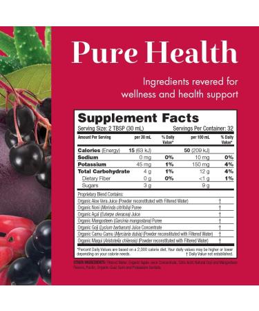 Dynamic Health Laboratories Healthy Blend 32 fl oz - Nutrient-Rich Superfood Juice - Buy Online on GoSupps.com
