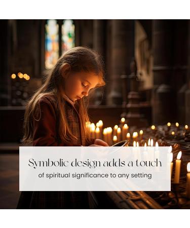 Floral Scented Christian Candle | Holy Cross Prayer & Meditation Candle | Premium Soy Wax Rituals - Buy Online on GoSupps.com