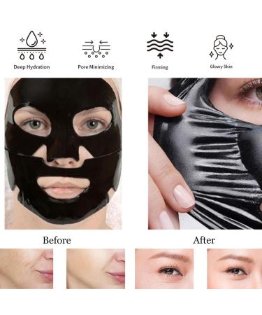Bio-Collagen Face Mask | Hydrating & Tightening Anti-Wrinkle Hydrogel | Korean Skincare for Moisturizing & Anti-Aging Overnight Treatment - Buy Online on GoSupps.com