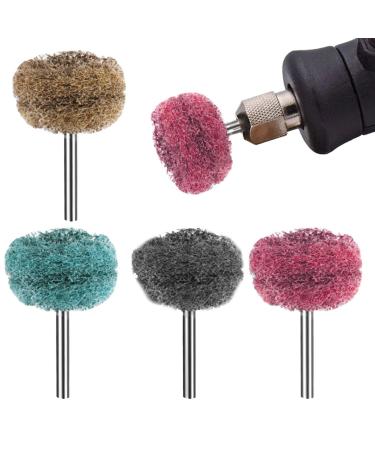 Abrasive Wheel Brushes | Brush Wheel Cup Brush Set - Buffing Polishing Wheel for Removing Burrs Derusting Dust Removal Removing Oxide Layer Coating Gyouza 4 Colors 4 Piece Set
