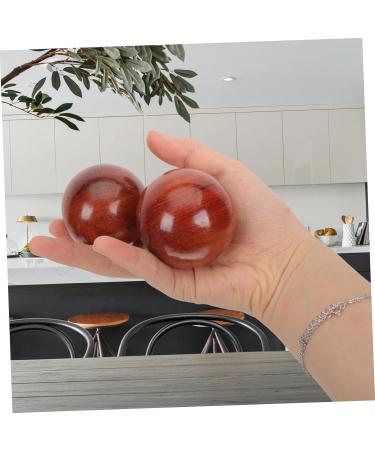 TOVINANNA 10 STK Health Ball - Wooden Palm Massage Ball for Hand Therapy & Gymnastics Fitness - Optimal Hand Grip & Relaxation Tool - Buy Online on GoSupps.com