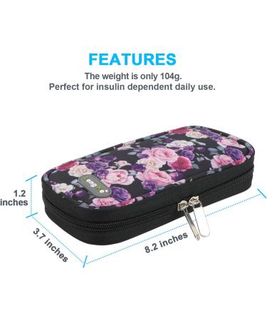 Youshares Insulin Cooling Bag - Diabetic Medication Cool Box for Safe & Cold Storage | Small Travel Diabetes Pen Etui (Rose) - Buy Online on GoSupps.com