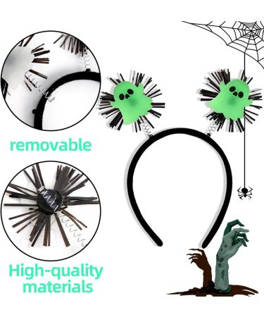 amangul Glow in Dark Halloween Headbands Headwear Glow in Dark Hair Hoop for Halloween Headpiece Fancy Dress Party Supplies(Ghost) - Buy Online on GoSupps.com