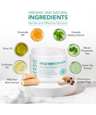 Wild Yam Cream for Hormone Balance | Dr. Barbara O'Neill's Organic Solution for Menopause Symptoms - Hot Flashes Night Sweats & Fatigue - Buy Online on GoSupps.com