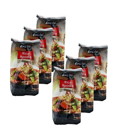 Exotic Food Pack of 6 Rice Noodles - 250g Bag