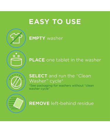 Affresh Washing Machine Cleaner - 6 Tablets, 6 Count - Front Load & Top Load Washers Including HE - Pack of 1 - Buy Online on GoSupps.com