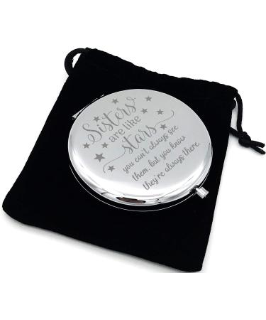 Personalized Friendship Travel Makeup Mirror Best Friend & Sister Gift | Graduation, Christmas, Birthday - Buy Online on GoSupps.com