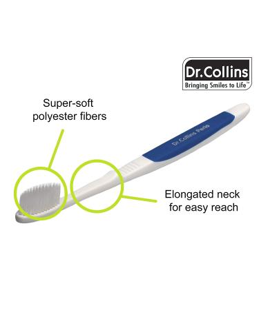 Dr. Collins Perio Toothbrush 3-Pack - Assorted Colors - Buy Online on GoSupps.com