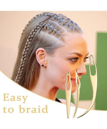 8 Pcs Interlocking Tool Set for Locs with Velvet Bag - Dreadlock Crochet Needle Kit for Easy Hair Tightening - Ideal for Sisterlocks and Interlocks - Gold - Buy Online on GoSupps.com