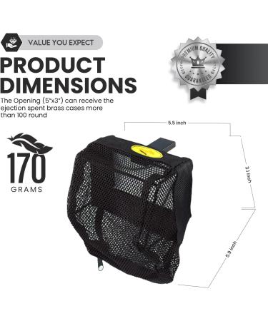 NOVA Brass Catcher with Picatinny Rail Mount and Heat Resistant Mesh - Shell Catcher for Reloaders - Buy Online on GoSupps.com