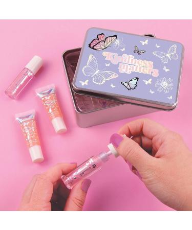 Three Cheers for Girls Butterfly Kisses Lip Gloss Set - Vanilla Flavored & Shimmery | Kids & Teens 8-16 | Clear Gloss Bulk Pack - Buy Online on GoSupps.com
