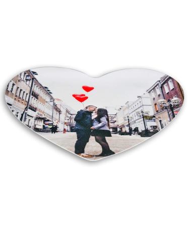Looxi's personalized edible photo and text design yourself - 20x22 cm cake leaks sugar picture fondant various sizes - children's birthday baptism wedding - heart heart - 20x2cm