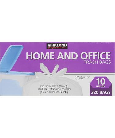 Kirkland Signature Kitchen Bags (Pack of 320 /20 X 19.5 ) 320 Count - Buy Online on GoSupps.com