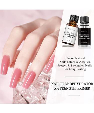 Morovan Acrylic Nail Primer & Dehydrator Set â€“ Professional 30ML Fast Air Dry | 2 Pack - Buy Online on GoSupps.com