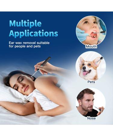 Waterproof Ear Wax Removal Kit with 8 Pcs Ear Set and 6 Spoons - Ear Cleaner Tool for iOS & Android - Buy Online on GoSupps.com