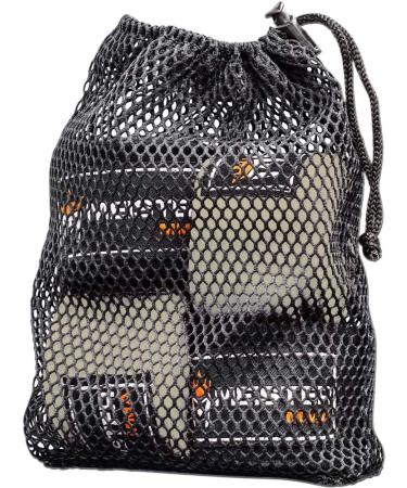 Meister Elite 180 Premium Adult Hand Wraps for MMA & Boxing - 2 Pair Pack in Black & Vintage Ivory with Mesh Bag - Buy Online on GoSupps.com